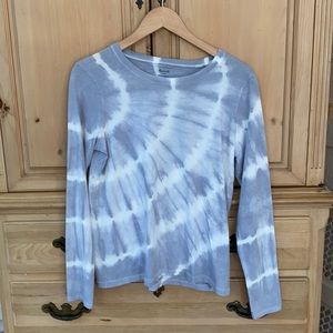 NWT Madewell Long Sleeve Tie Dye Shirt - medium